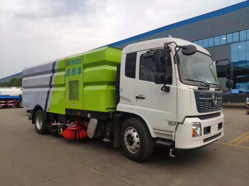 國六東風天錦洗掃車-15噸洗掃車